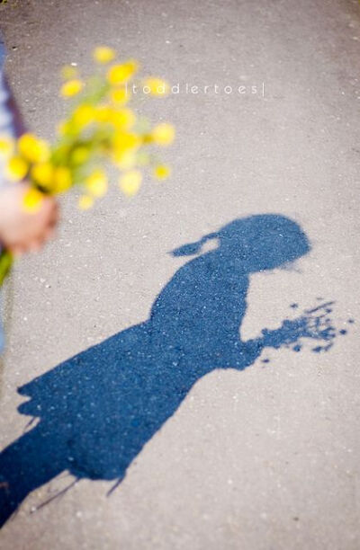 Sweet idea: shadow photo