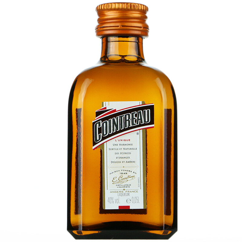 洋酒君度力娇酒 橙味COINTREAU 50毫升酒版