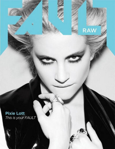 Pixie Lott for Fault Magazine July 2014 Issue