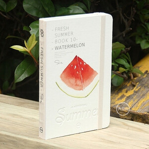 九口山 Fresh Summer系列限量版白纸笔记本- 西瓜Watermelon