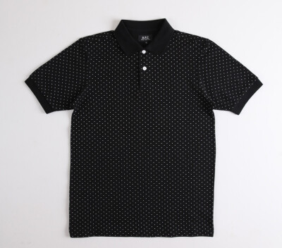 后小黎 A.P.C. Lapel Short sleeves 休闲简约T恤 男式 polo衫