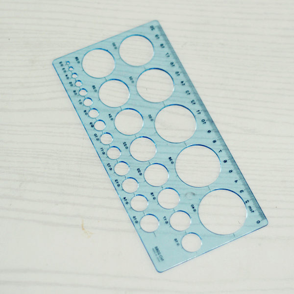 衍纸尺卷纸模板 衍纸圆卷尺寸衡量 衍纸万用尺子