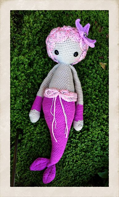 MICI the mermaid made by AnnabelsArmoire / crochet pattern by lalyla