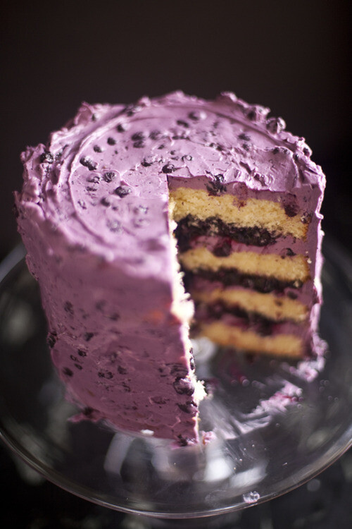 blueberry layer cake...