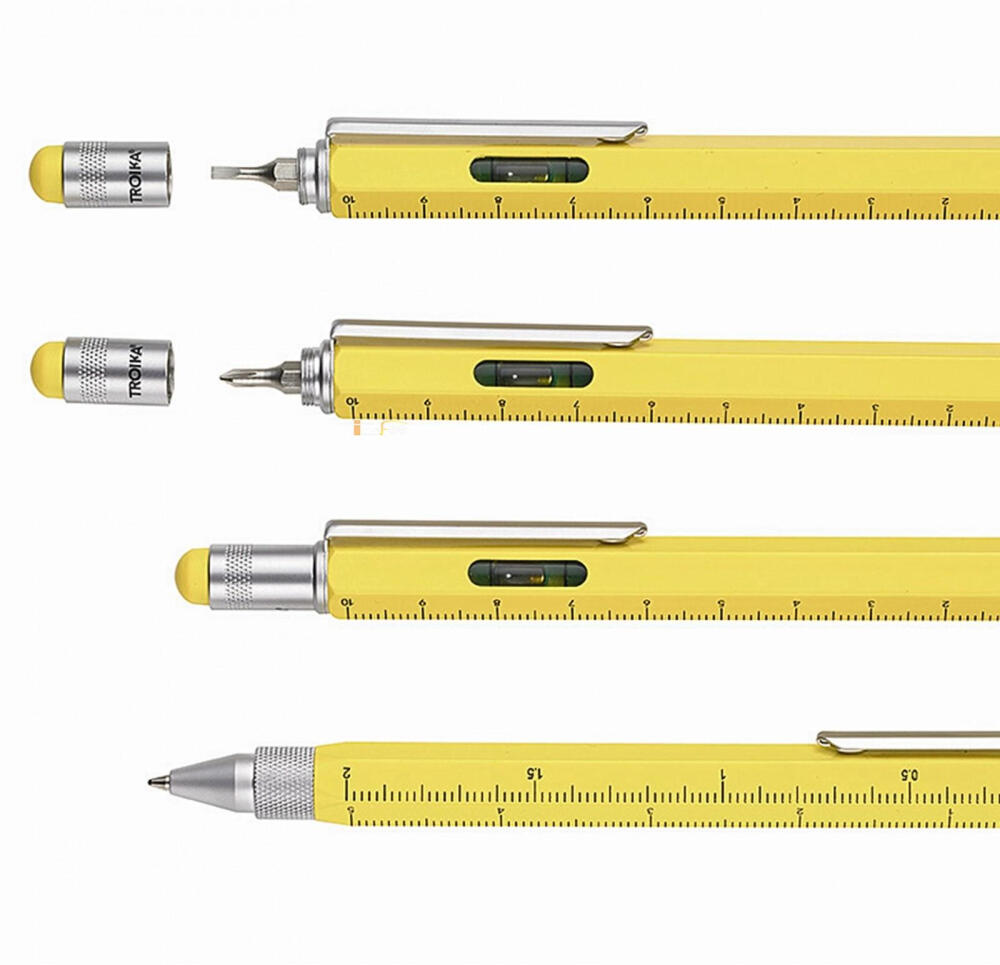 德国Troika创意多用文具笔量尺螺丝刀圆珠笔水平仪办公礼物PIP20