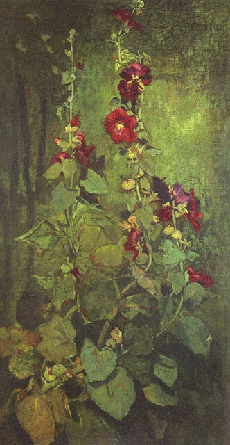 ❀ Blooming Brushwork ❀ - garden and still life flower paintings - John La Farge 1835 - 1910