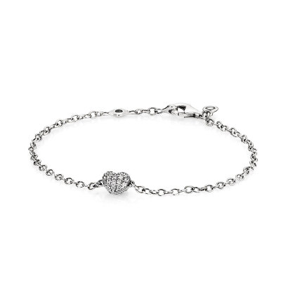 正品代购 意大利Pandora Valentines潘多拉心形手链