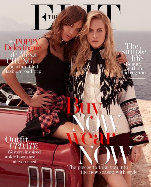 The Edit 3 July 2014 | Alexa Chung &amp;amp; Poppy Delevingne pose for Stefano Galuzzi on their very fashionable road trip.