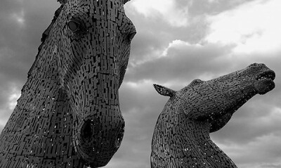 雕塑与旅途：世界最具创意雕像top25 #15 The Kelpies——苏格兰水神  苏格兰