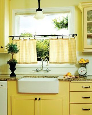 Yellow kitchen