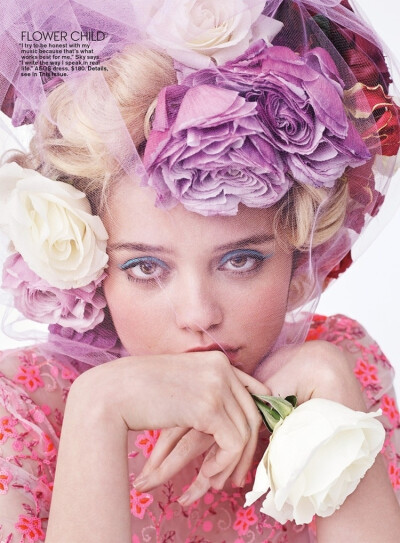 Teen Vogue May 2014  Sky Ferreira by Josh Olins