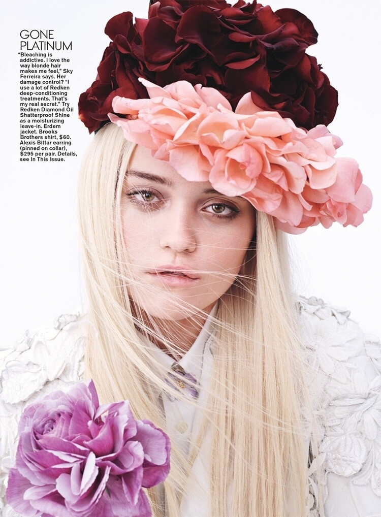 Teen Vogue May 2014 Sky Ferreira by Josh Olins