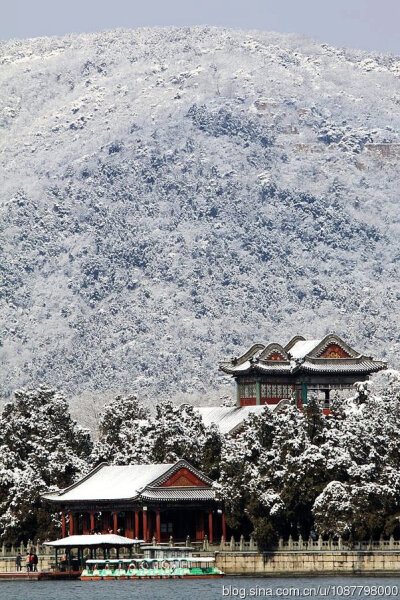 颐和园雪景