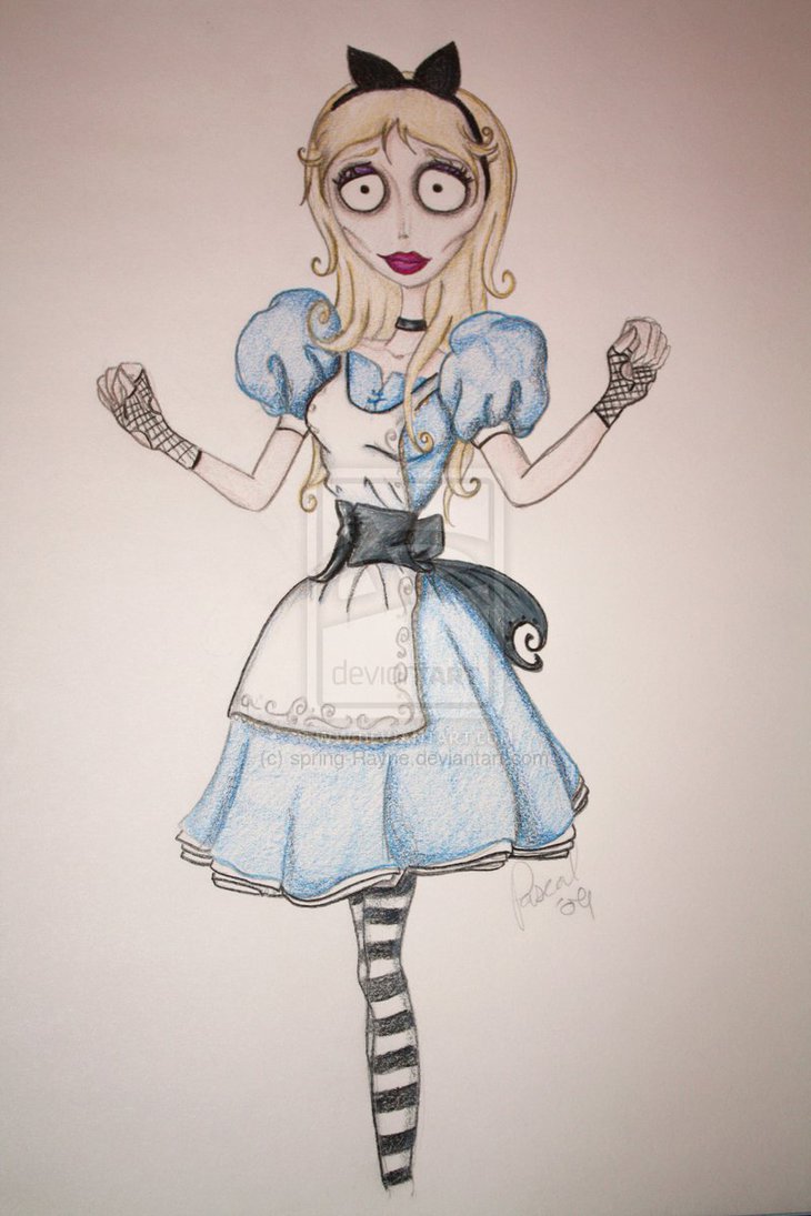 Tim Burton Alice by spring-Rayne