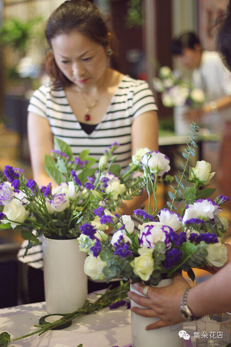 7月12日万象城花艺沙龙现场