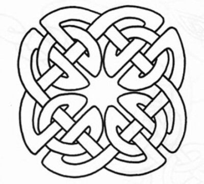 Celtic Knots 凱爾特結 圖案，這種繩結式的圖案出現(xiàn)在大概公元450年，象征著無限與永恒，常常被裝飾在墓地的十字架上。