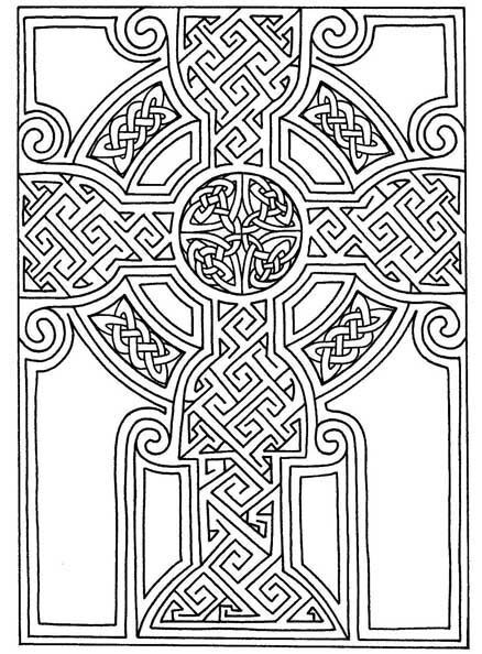 Celtic Knots 凱爾特結(jié) 圖案，這種繩結(jié)式的圖案出現(xiàn)在大概公元450年，象征著無限與永恒，常常被裝飾在墓地的十字架上。