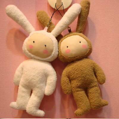 糖果兔子原创设计DIY包包挂件毛绒玩具情侣挂件娃娃兔子安东尼