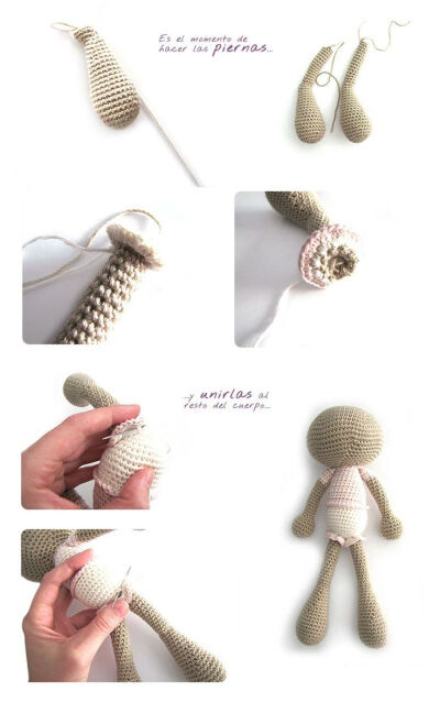 conejito amigurumi钩针5 Peluche德钩针Conejita德orejas largas AMIGURUMI