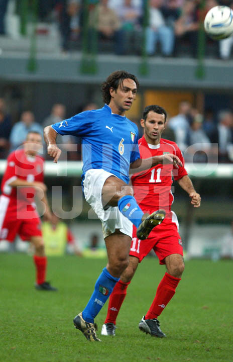 亚历桑德罗.内斯塔（Alessandro Nesta）2003年9月6日意大利4－0威尔士