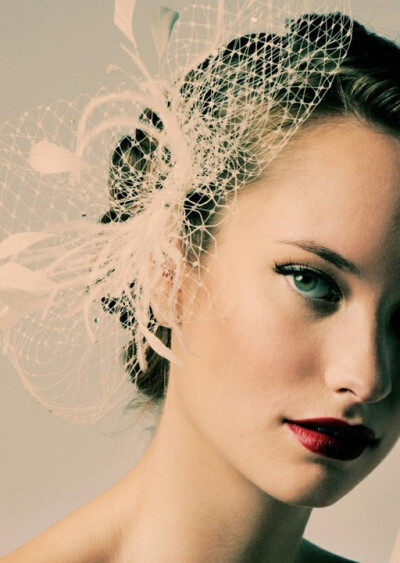 vintage wedding hair