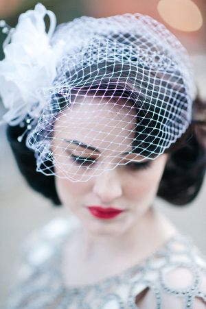 vintage wedding hair