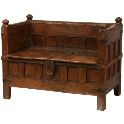 18th Century Chinese Export Hall Bench Perfect 中国出口