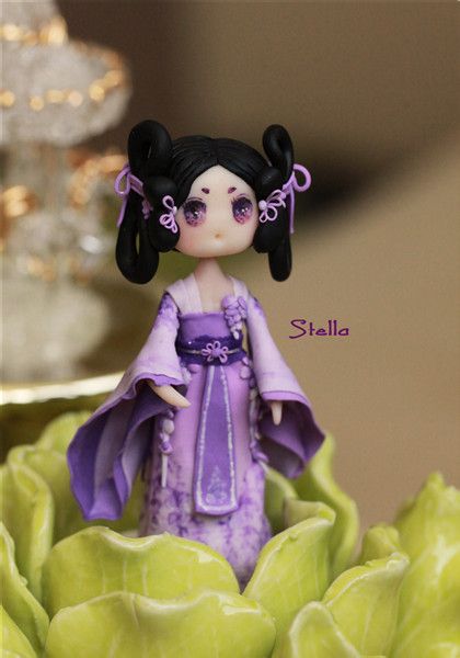 s小姐 { kristiaan设计}软陶时装娃娃 ~stella 浅薰