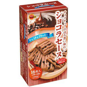 日本进口零食品布尔本特浓碎巧克力曲奇饼干133g