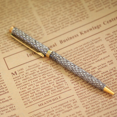 80年代产 金星纯蛇皮 经典国货系列 蛇皮圆珠笔甩卖精品