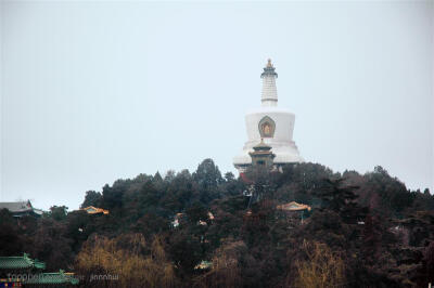 北京旅游观光图片北海公园白塔高清桌面图片素材