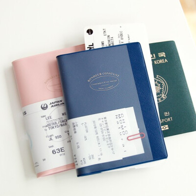 韩国进口iconic旅游出行必备A6旅行计划本 日程记事本 附收纳书套