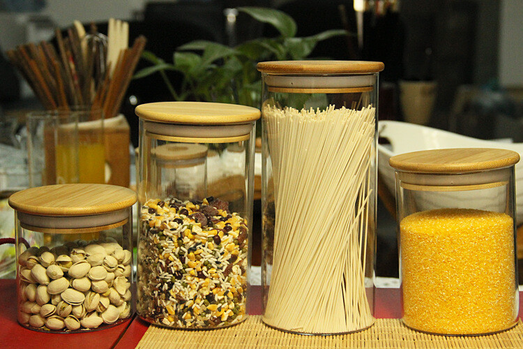 玻璃收纳罐 密封罐 厨房储物罐 高硼硅调味罐 零食储物瓶 茶叶罐