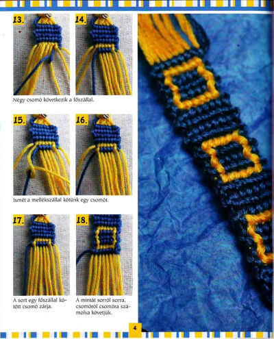 Como hacer Pulseras de Macrame con Dibujos