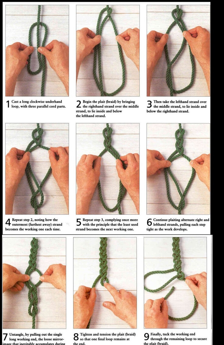 braid with one rope