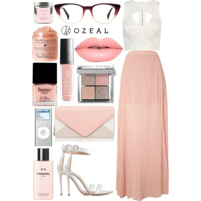 A fashion look from February 2014 featuring River Island tops, Neon Rose skirts and Gianvito Rossi sandals. Browse and shop related looks.