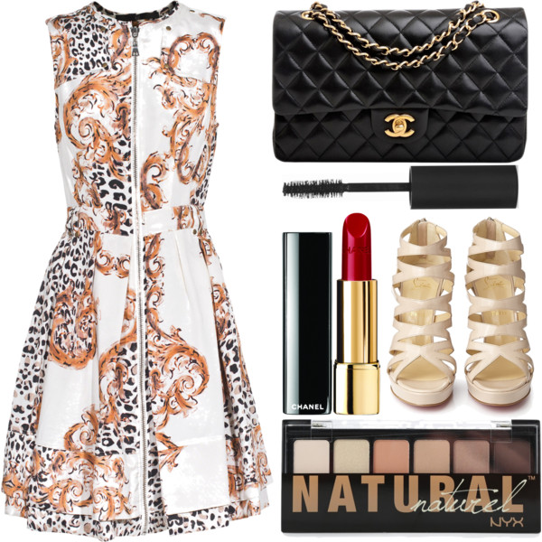 A fashion look from May 2014 featuring SLY 010 dresses, Christian Louboutin sandals and Chanel shoulder bags. Browse and shop related looks.