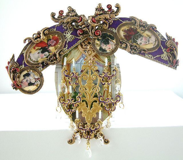 工藝品｜Fabergé egg（法貝勒彩蛋）。維基介紹戳：http://t.cn/zOgbmPB 相冊(cè)戳：http://t.cn/RvduGDw