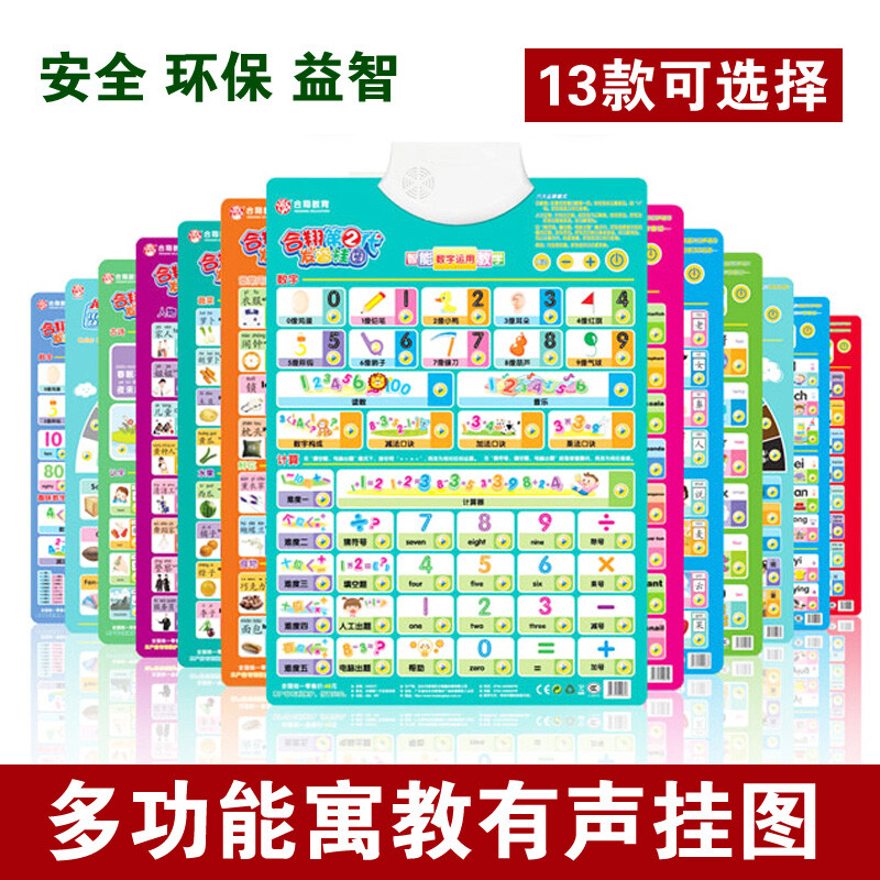 0-7岁幼儿的专职家庭教师，有声挂图第二代，有发声、音乐、立体图案、测试、跟读等多种功能，可以从视觉、触觉、听力、辨别力、竞争力、手眼协调能力等多方面让宝宝全面发展。