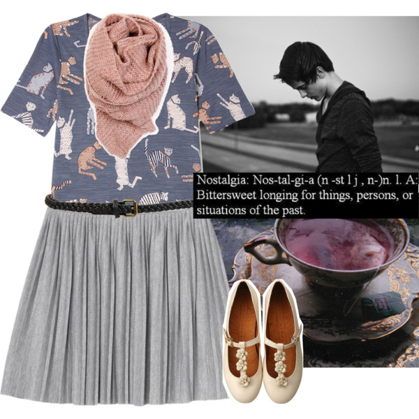 A fashion look from April 2013 featuring MARC BY MARC JACOBS t-shirts, Monki skirts and Chie Mihara flats. Browse and shop related looks.