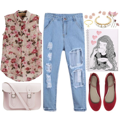 A fashion look from May 2014 featuring ASOS flats and The Cambridge Satchel Company handbags. Browse and shop related looks.