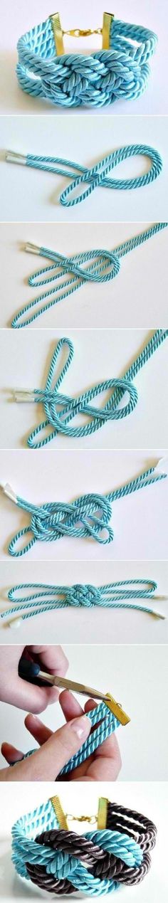 DIY Bracelet. this would be so simple to make. cord