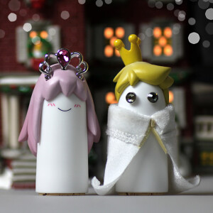 意外原创 天生一对首饰公仔王子公主款 创意首饰 情侣礼物