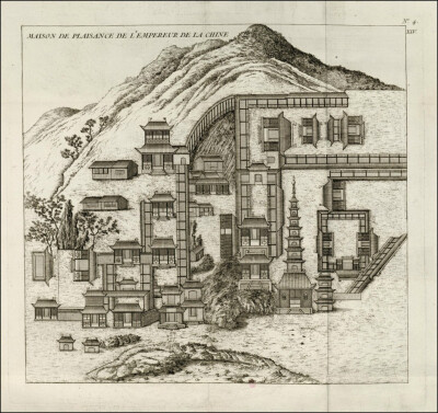 外国人眼里的中国园林艺术。法兰西皇家地理学家 Georges-Louis Le Rouge 1776-1788年绘制的97幅中国园林铜版画。