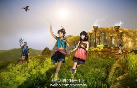 【古剑奇谭】的夏秋冬春与风花雪月系列图、海上风来，虞岭花开，衡山雪落，天墉月升，对应四对官方CP～ 制作：木兆木梳子 美到泪目T T