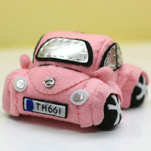 不织布手工diy材料包 满59 迷你甲壳虫跑车粉