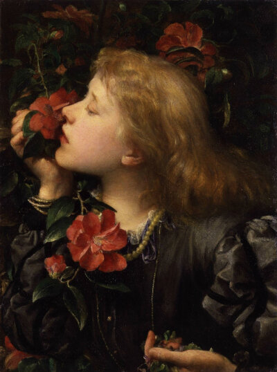 油畫｜ Choosing,by George Frederick Watts (1817-1904).