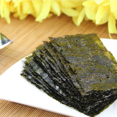 韩国进口食品 海牌海苔 即食烤紫菜2g 微元素抗辐射 休闲零食试吃