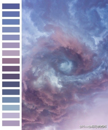 分享一组舒服的配色，大自然是最好的色彩搭配师，分享给有需要的小伙伴们吧！/net