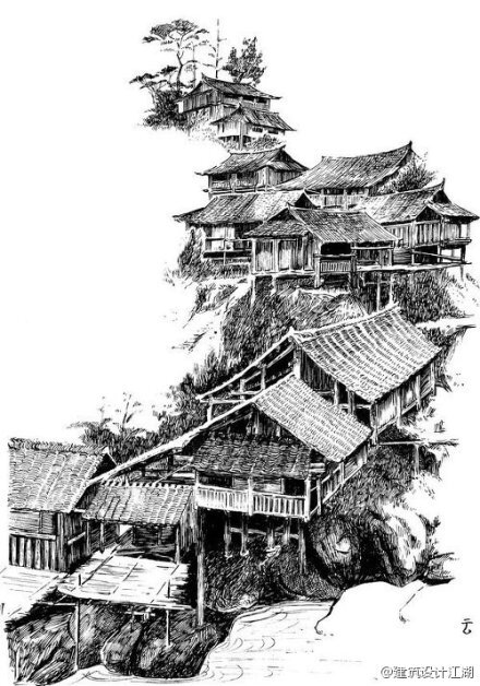 极致-建筑手绘